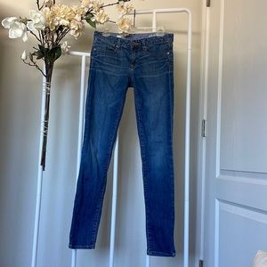 Gap: Fitted Jeans, medium blue, size 27 / 4
